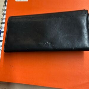 Coach leather wallet